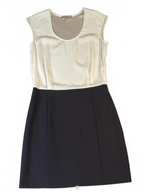 Banana Republic Half and Half Two-Tone Dress Size 8